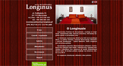 Desktop Screenshot of noclegi-longinus.pl