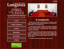 Tablet Screenshot of noclegi-longinus.pl